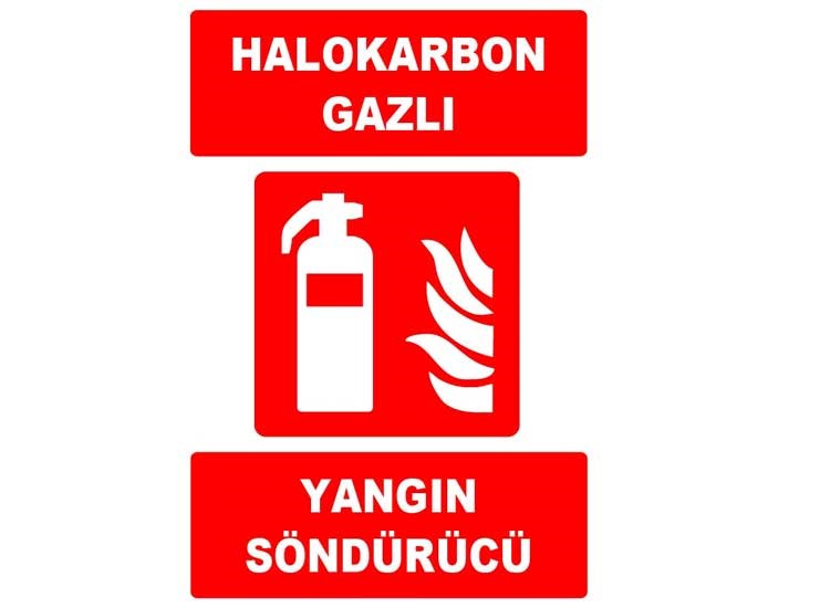 Halokarbon Gazlı Yangın Söndürücüler